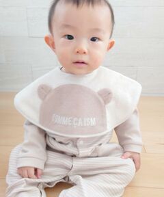 COMME CA ISM / コムサイズム スタイ・ビブ | 【リバーシブル】クマ耳付き スタイ