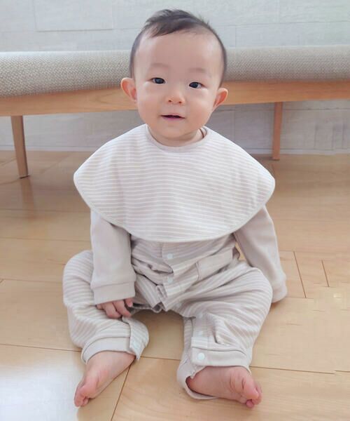 COMME CA ISM / コムサイズム スタイ・ビブ | 【リバーシブル】クマ耳付き スタイ | 詳細7