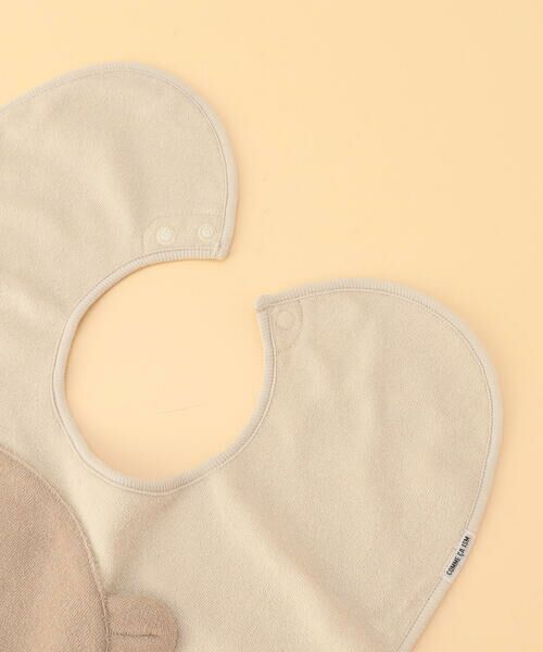 COMME CA ISM / コムサイズム スタイ・ビブ | 【リバーシブル】クマ耳付き スタイ | 詳細13