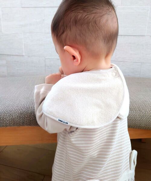 COMME CA ISM / コムサイズム スタイ・ビブ | 【リバーシブル】クマ耳付き スタイ | 詳細8