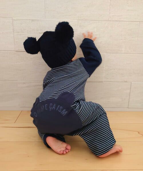 COMME CA ISM / コムサイズム ベビー・キッズグッズ | ぼんてん耳付き ニットキャップ | 詳細8