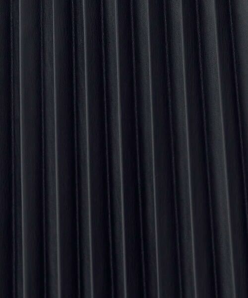 COMME CA ISM / コムサイズム ロング・マキシ丈スカート | 合成皮革プリーツスカート | 詳細5