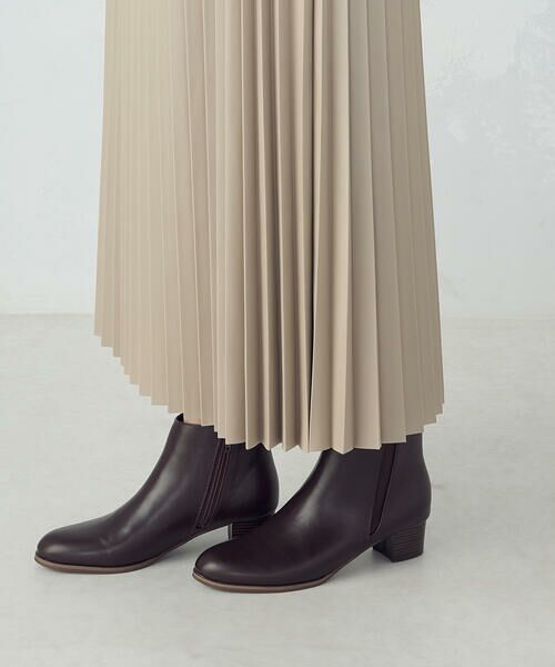 COMME CA ISM / コムサイズム ロング・マキシ丈スカート | 合成皮革プリーツスカート | 詳細19