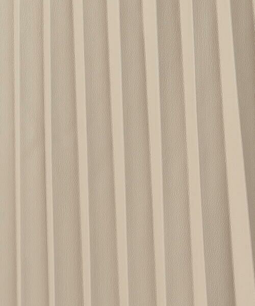 COMME CA ISM / コムサイズム ロング・マキシ丈スカート | 合成皮革プリーツスカート | 詳細20