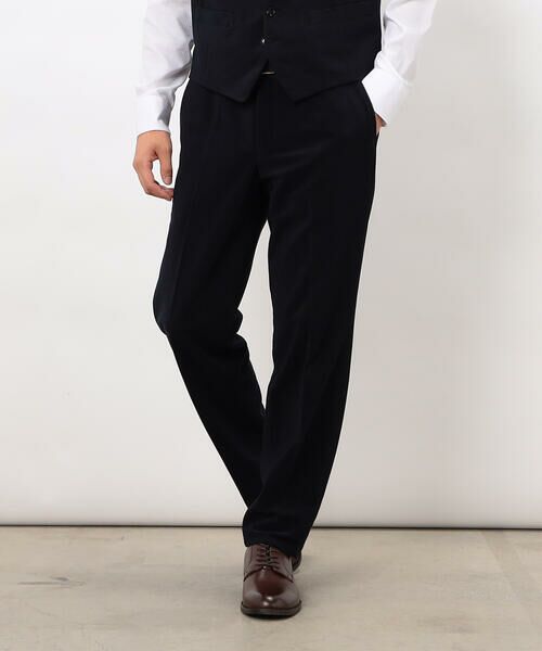 COMME CA ISM/コムサイズム 【セットアップ対応】トリコットコーデュロイ パンツ ネイビー M COMME CA ISM/コムサイズム 【セットアップ対応】トリコットコーデュロイ パンツ ネイビー M