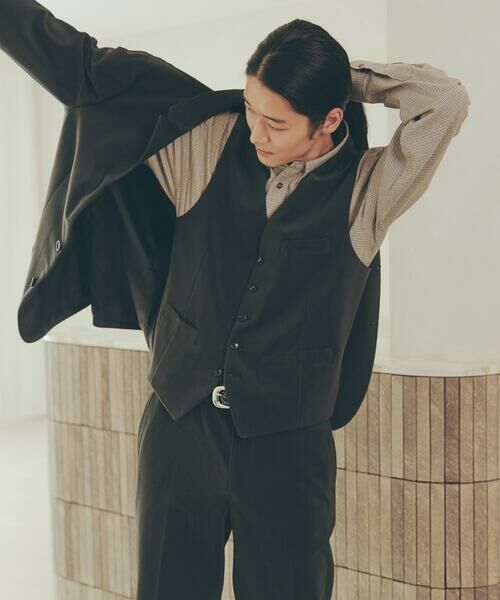 COMME CA ISM / コムサイズム セットアップ | 【セットアップ対応】トリコットコーデュロイ ベスト | 詳細1