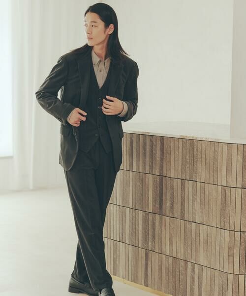 COMME CA ISM / コムサイズム セットアップ | 【セットアップ対応】トリコットコーデュロイ ベスト | 詳細2