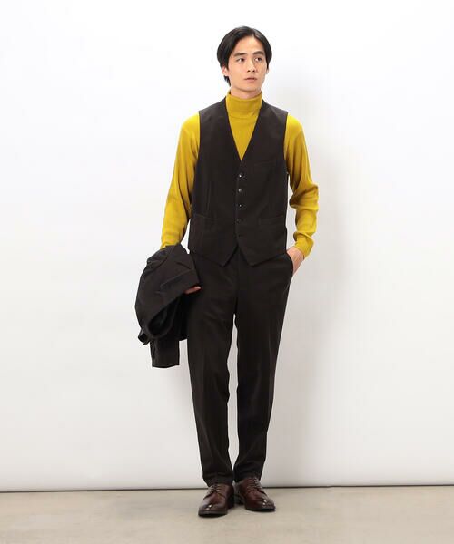 COMME CA ISM / コムサイズム セットアップ | 【セットアップ対応】トリコットコーデュロイ ベスト | 詳細4