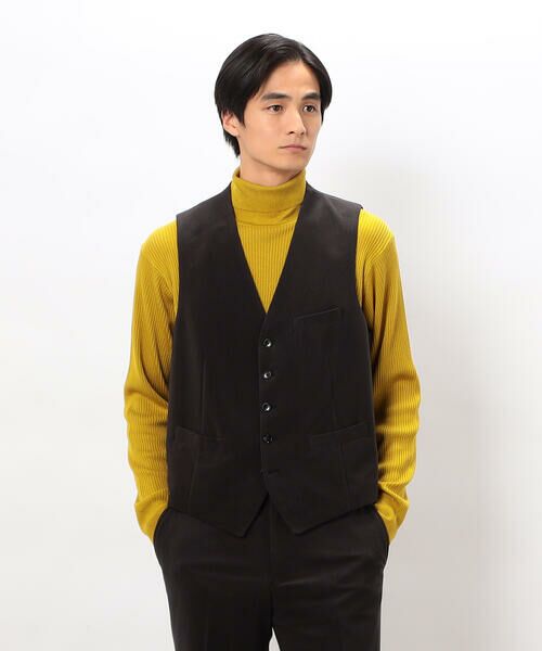 COMME CA ISM / コムサイズム セットアップ | 【セットアップ対応】トリコットコーデュロイ ベスト | 詳細6