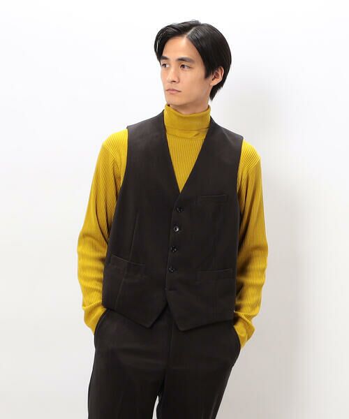 COMME CA ISM / コムサイズム セットアップ | 【セットアップ対応】トリコットコーデュロイ ベスト | 詳細7