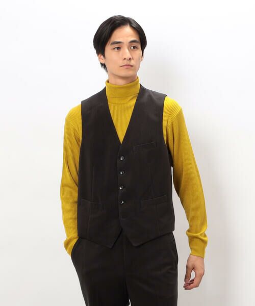 COMME CA ISM / コムサイズム セットアップ | 【セットアップ対応】トリコットコーデュロイ ベスト | 詳細8