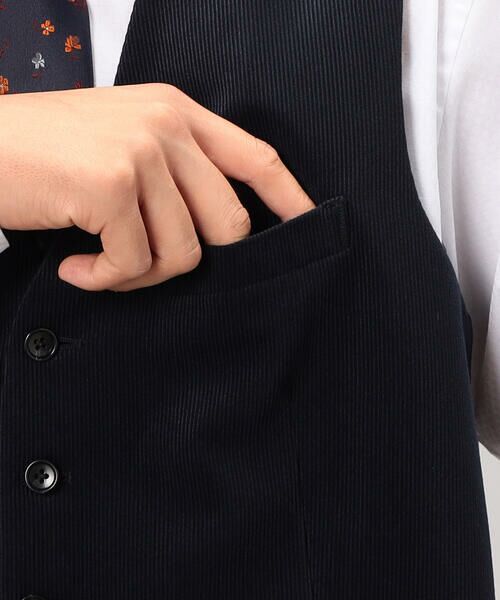 COMME CA ISM / コムサイズム セットアップ | 【セットアップ対応】トリコットコーデュロイ ベスト | 詳細20