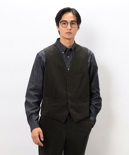 COMME CA ISM / コムサイズム セットアップ | 【セットアップ対応】トリコットコーデュロイ ベスト | 詳細29