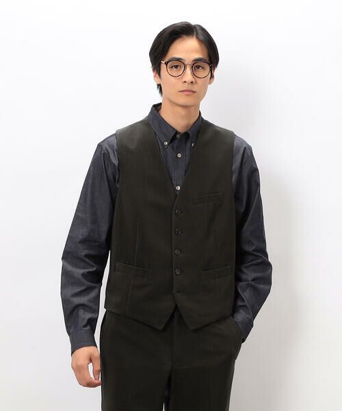 COMME CA ISM / コムサイズム セットアップ | 【セットアップ対応】トリコットコーデュロイ ベスト | 詳細30