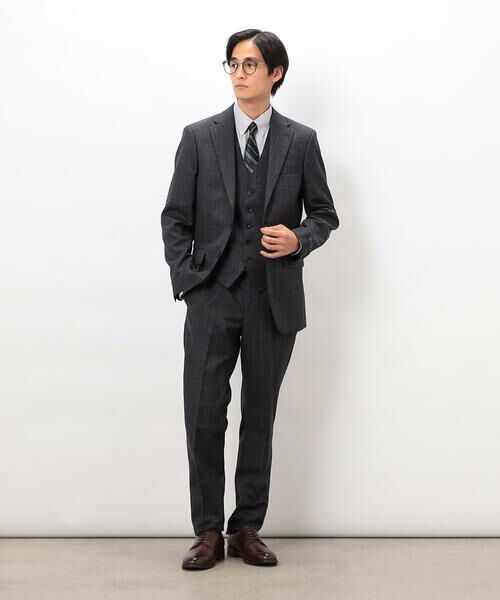 COMME CA ISM / コムサイズム セットアップ | YUNSA クラシック3ピーススーツ | 詳細3