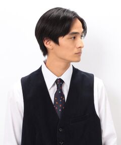 COMME CA ISM / コムサイズム ネクタイ | 花小紋柄 ネクタイ