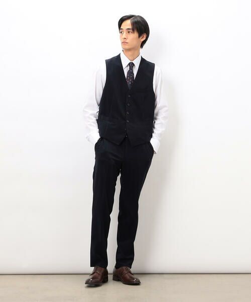 COMME CA ISM / コムサイズム シャツ・ブラウス | 形態安定 市松柄ドビー ドレスシャツ | 詳細1