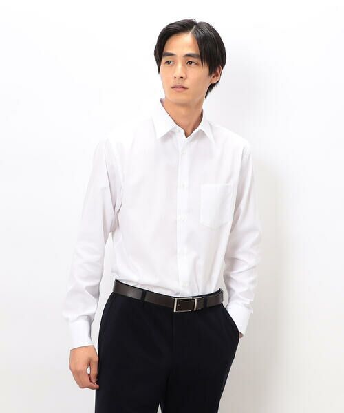 COMME CA ISM / コムサイズム シャツ・ブラウス | 形態安定 市松柄ドビー ドレスシャツ | 詳細2