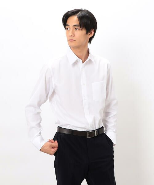 COMME CA ISM / コムサイズム シャツ・ブラウス | 形態安定 市松柄ドビー ドレスシャツ | 詳細3