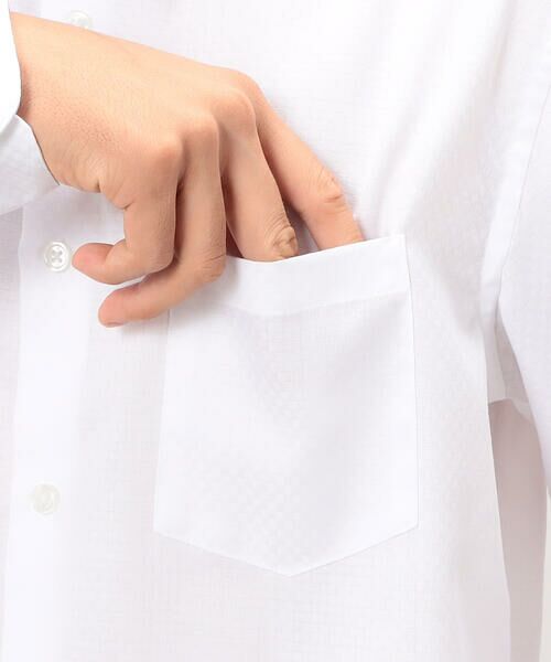 COMME CA ISM / コムサイズム シャツ・ブラウス | 形態安定 市松柄ドビー ドレスシャツ | 詳細8