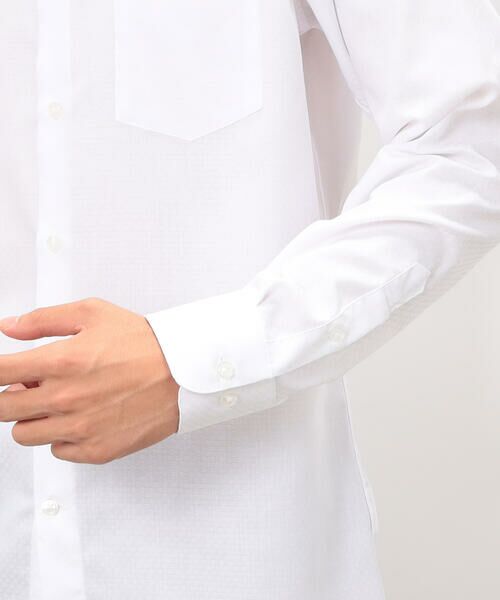 COMME CA ISM / コムサイズム シャツ・ブラウス | 形態安定 市松柄ドビー ドレスシャツ | 詳細9