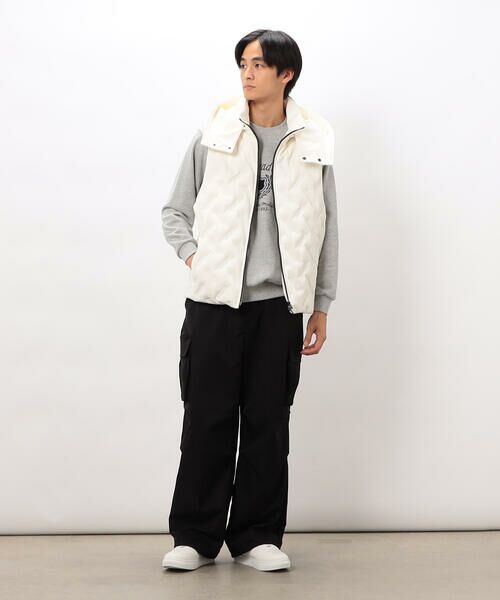 COMME CA ISM / コムサイズム ダウンジャケット・ベスト | シームレス  ダウン フードベスト | 詳細1