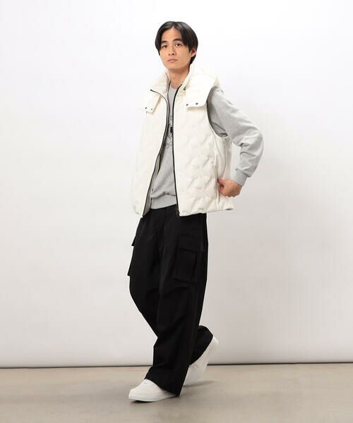 COMME CA ISM / コムサイズム ダウンジャケット・ベスト | シームレス  ダウン フードベスト | 詳細2