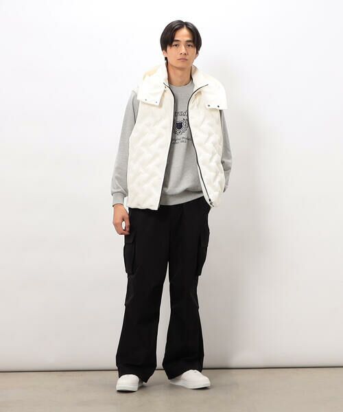 COMME CA ISM / コムサイズム ダウンジャケット・ベスト | シームレス  ダウン フードベスト | 詳細3