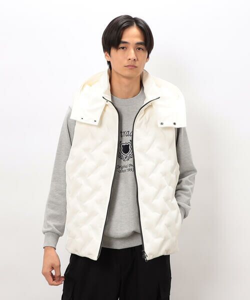 COMME CA ISM / コムサイズム ダウンジャケット・ベスト | シームレス  ダウン フードベスト | 詳細5