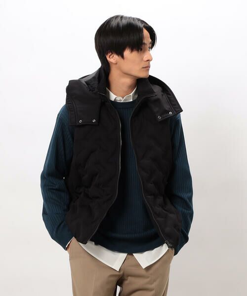 COMME CA ISM / コムサイズム ダウンジャケット・ベスト | シームレス  ダウン フードベスト | 詳細11