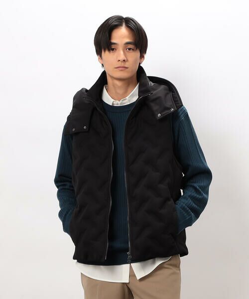 COMME CA ISM / コムサイズム ダウンジャケット・ベスト | シームレス  ダウン フードベスト | 詳細12