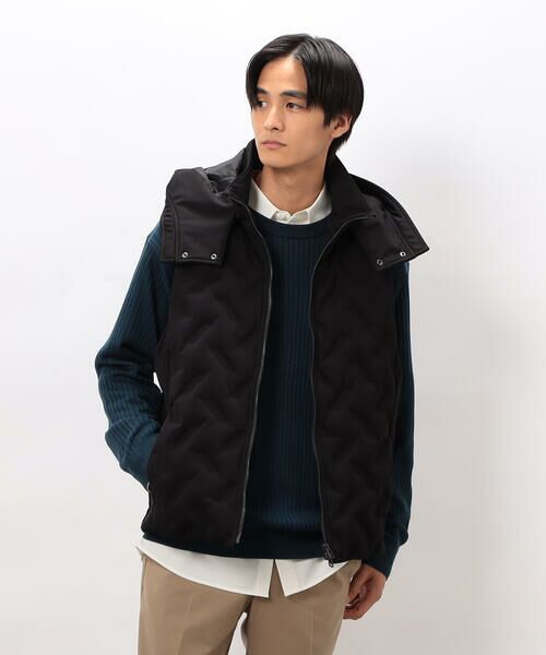 COMME CA ISM / コムサイズム ダウンジャケット・ベスト | シームレス  ダウン フードベスト | 詳細13