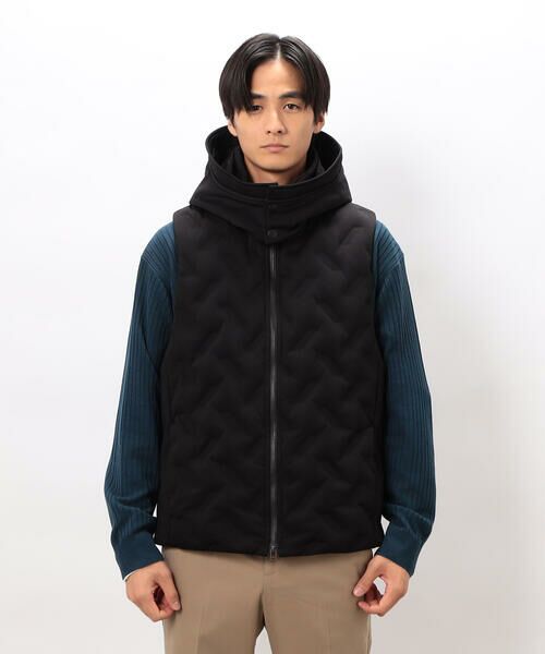 COMME CA ISM / コムサイズム ダウンジャケット・ベスト | シームレス  ダウン フードベスト | 詳細15