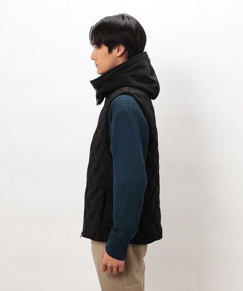 COMME CA ISM / コムサイズム ダウンジャケット・ベスト | シームレス  ダウン フードベスト | 詳細16