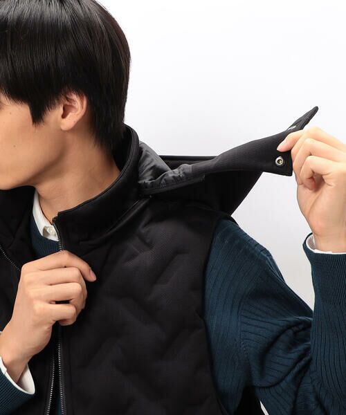 COMME CA ISM / コムサイズム ダウンジャケット・ベスト | シームレス  ダウン フードベスト | 詳細20