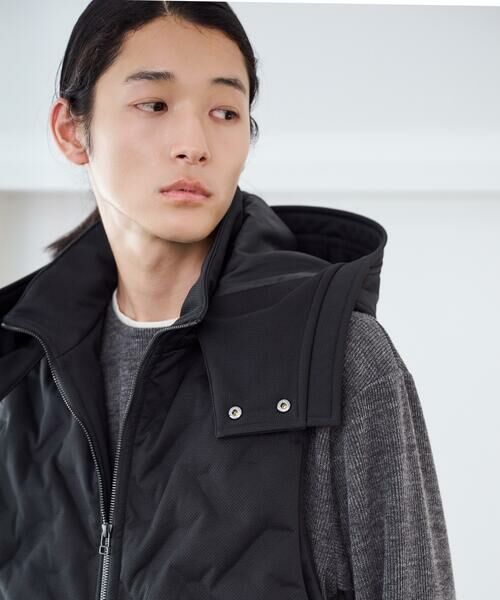 COMME CA ISM / コムサイズム ダウンジャケット・ベスト | シームレス  ダウン フードベスト | 詳細9