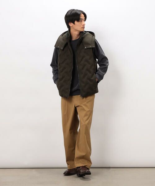 COMME CA ISM / コムサイズム ダウンジャケット・ベスト | シームレス  ダウン フードベスト | 詳細22