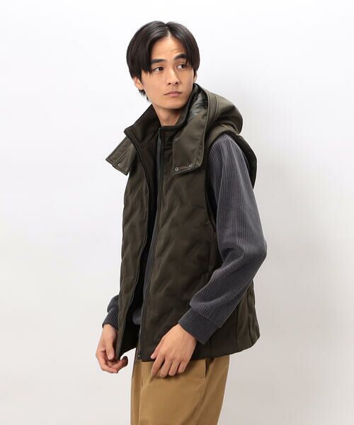 COMME CA ISM / コムサイズム ダウンジャケット・ベスト | シームレス  ダウン フードベスト | 詳細27