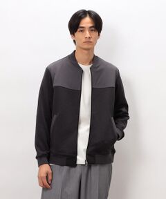 COMME CA ISM / コムサイズム ブルゾン | リンクスジャカードダンボール ＭＡ−１ブルゾン