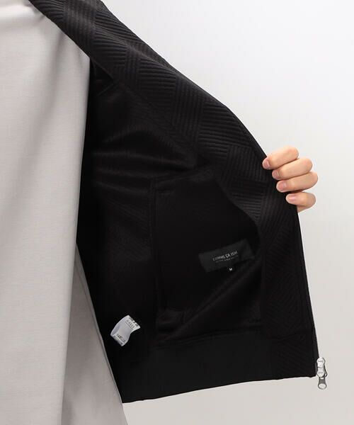 COMME CA ISM / コムサイズム ブルゾン | リンクスジャカードダンボール MA−1ブルゾン | 詳細16