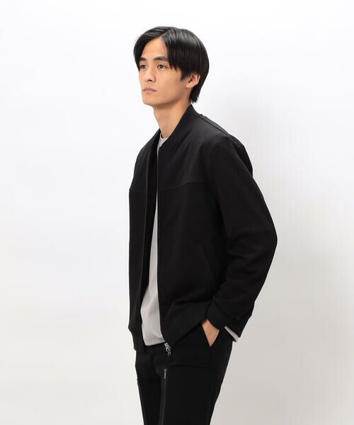 COMME CA ISM / コムサイズム ブルゾン | リンクスジャカードダンボール MA−1ブルゾン | 詳細4