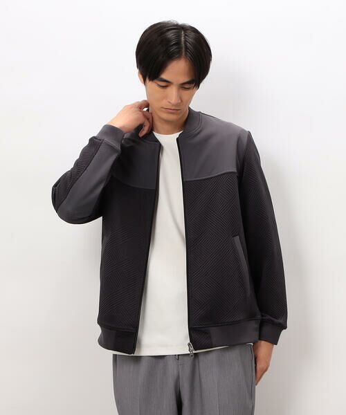 COMME CA ISM / コムサイズム ブルゾン | リンクスジャカードダンボール MA−1ブルゾン | 詳細20