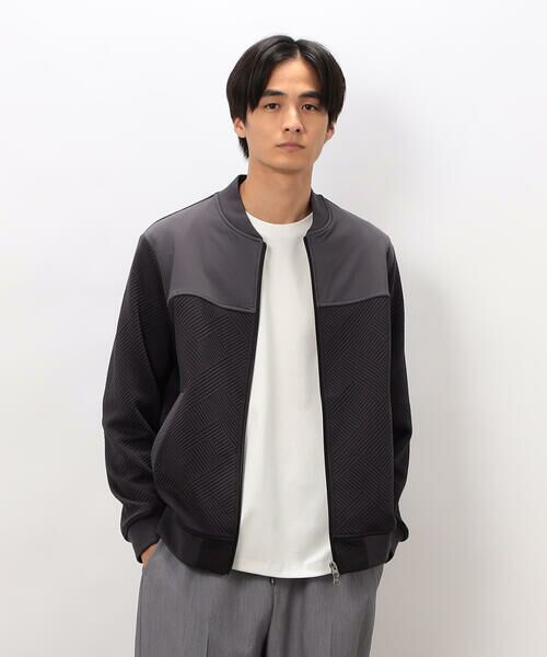 COMME CA ISM / コムサイズム ブルゾン | リンクスジャカードダンボール MA−1ブルゾン | 詳細21