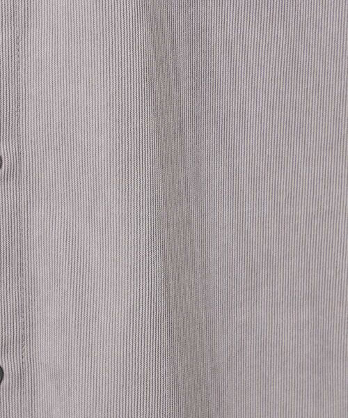 COMME CA ISM / コムサイズム シャツ・ブラウス | トリコットコーデュロイ バンドカラー シャツ | 詳細20