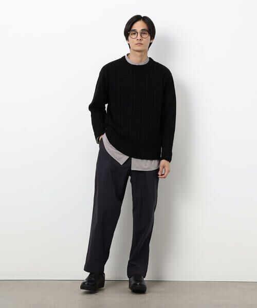 COMME CA ISM / コムサイズム シャツ・ブラウス | トリコットコーデュロイ バンドカラー シャツ | 詳細9