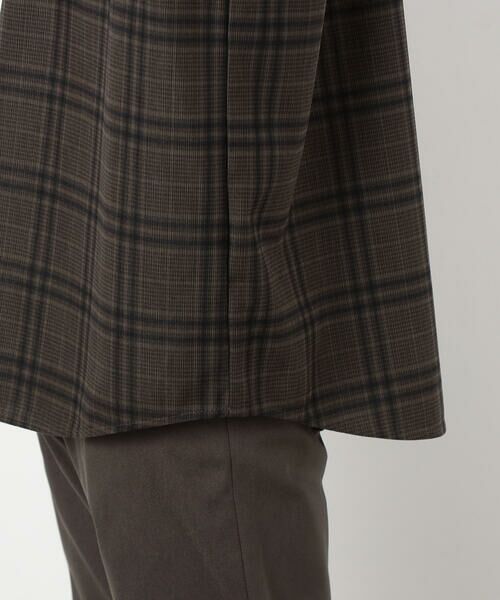 COMME CA ISM / コムサイズム シャツ・ブラウス | トリコットコーデュロイチェックプリント  ショートポイントカラー シャツ | 詳細17