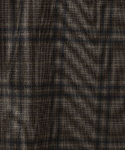 COMME CA ISM / コムサイズム シャツ・ブラウス | トリコットコーデュロイチェックプリント  ショートポイントカラー シャツ | 詳細18