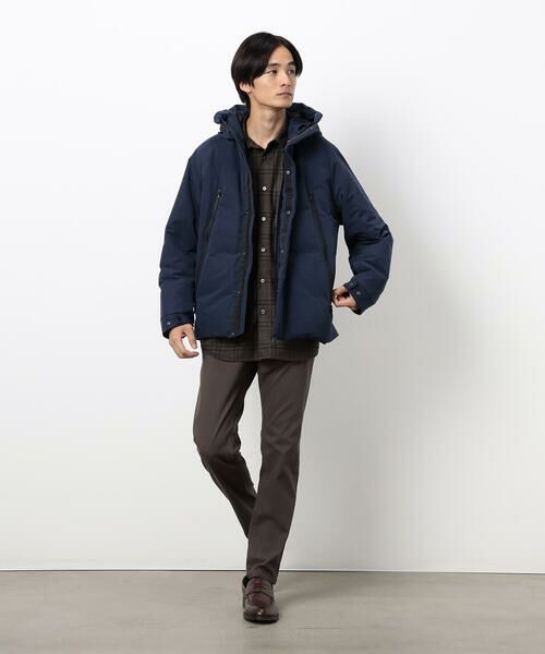 COMME CA ISM / コムサイズム シャツ・ブラウス | トリコットコーデュロイチェックプリント  ショートポイントカラー シャツ | 詳細7