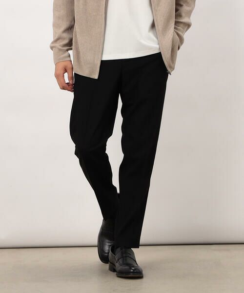 COMME CA ISM / コムサイズム スラックス・ドレスパンツ | 【スマートベーシックパンツ】ストレッチツイル 両面起毛 テーパードスラックス | 詳細7
