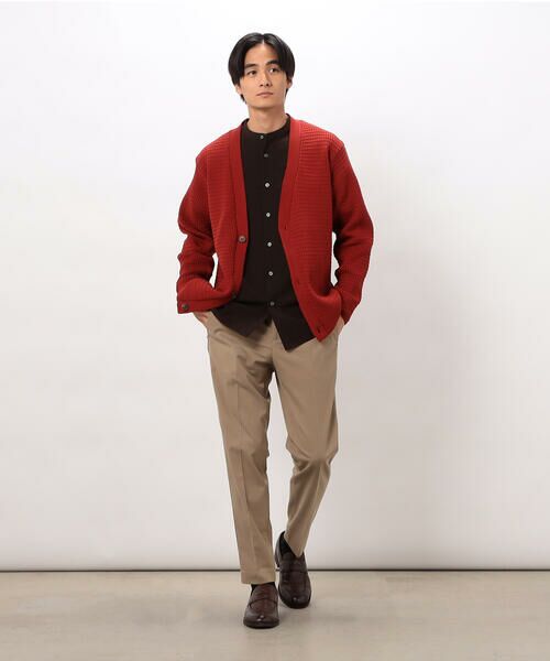 COMME CA ISM / コムサイズム スラックス・ドレスパンツ | 【スマートベーシックパンツ】ストレッチツイル 両面起毛 テーパードスラックス | 詳細25